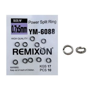 Remixon YM-6088 0.7x5mm Split Ring Halka 10 Adet