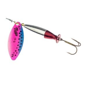 Mepps Longue Heavy No:2 16gr Döner Kaşık Mavi Pembe Benekli