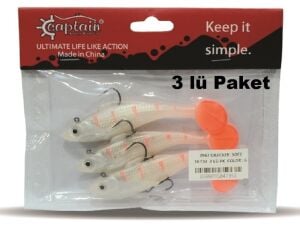 Captain 3567 Cracker Soft 10cm 18gr Silikon Yem 3 Adet Color:6