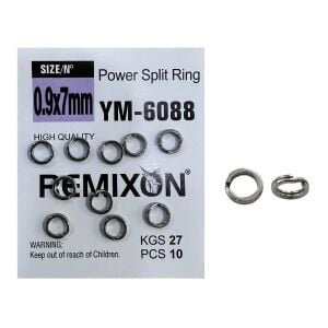 Remixon YM-6088 0.9x7mm Split Ring Halka 10 Adet
