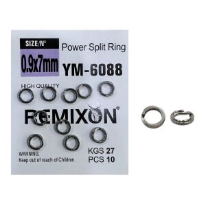 Remixon YM-6088 0.9x7mm Split Ring Halka 10 Adet