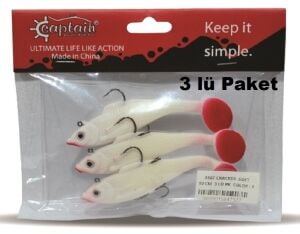 Captain 3567 Cracker Soft 10cm 18gr Silikon Yem 3 Adet Color:3
