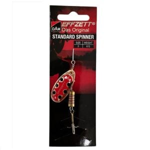 Dam Effzett Standard Spinner No:3 6gr Döner Kaşık Mepps Copper Black Dot
