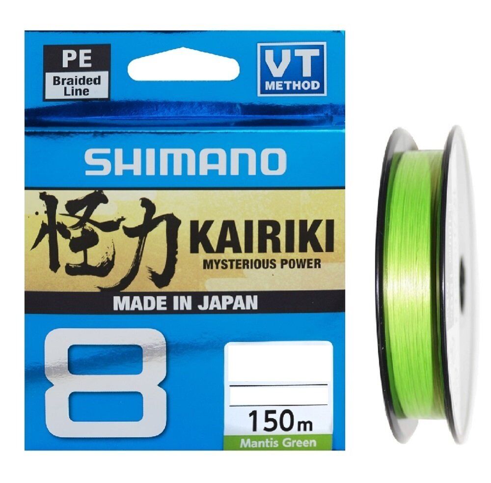 Yeni Shimano Kairiki 8 Kat Mantis Green 150 mt İp Misina