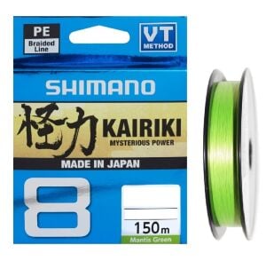 Yeni Shimano Kairiki 8 Kat Mantis Green 150 mt İp Misina