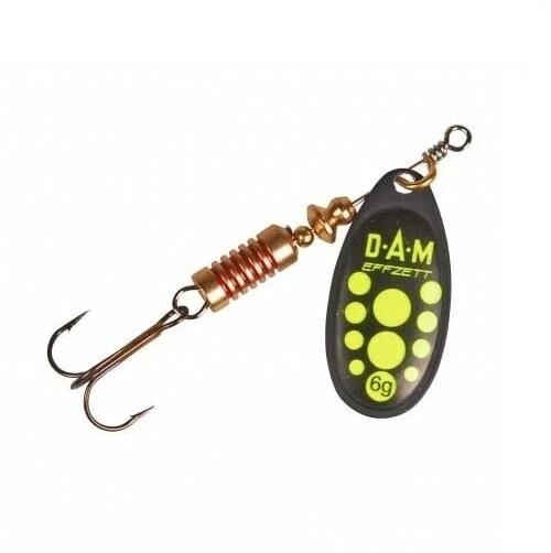 Dam Effzett Standard Spinner No:3 6gr Döner Kaşık Mepps Black Yellow