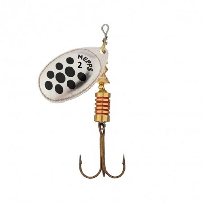 Mepps Aglia No:2 4.6gr Döner Kaşık Gümüş Siyah