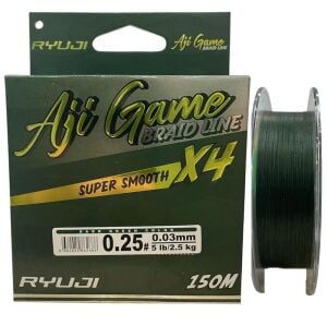 Ryuji Aji Game 4x 150 mt 0.03mm İp Misina Koyu Yeşil