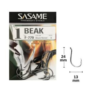 Sasame F-779 No:1 Beak Olta İğnesi 8 Adet