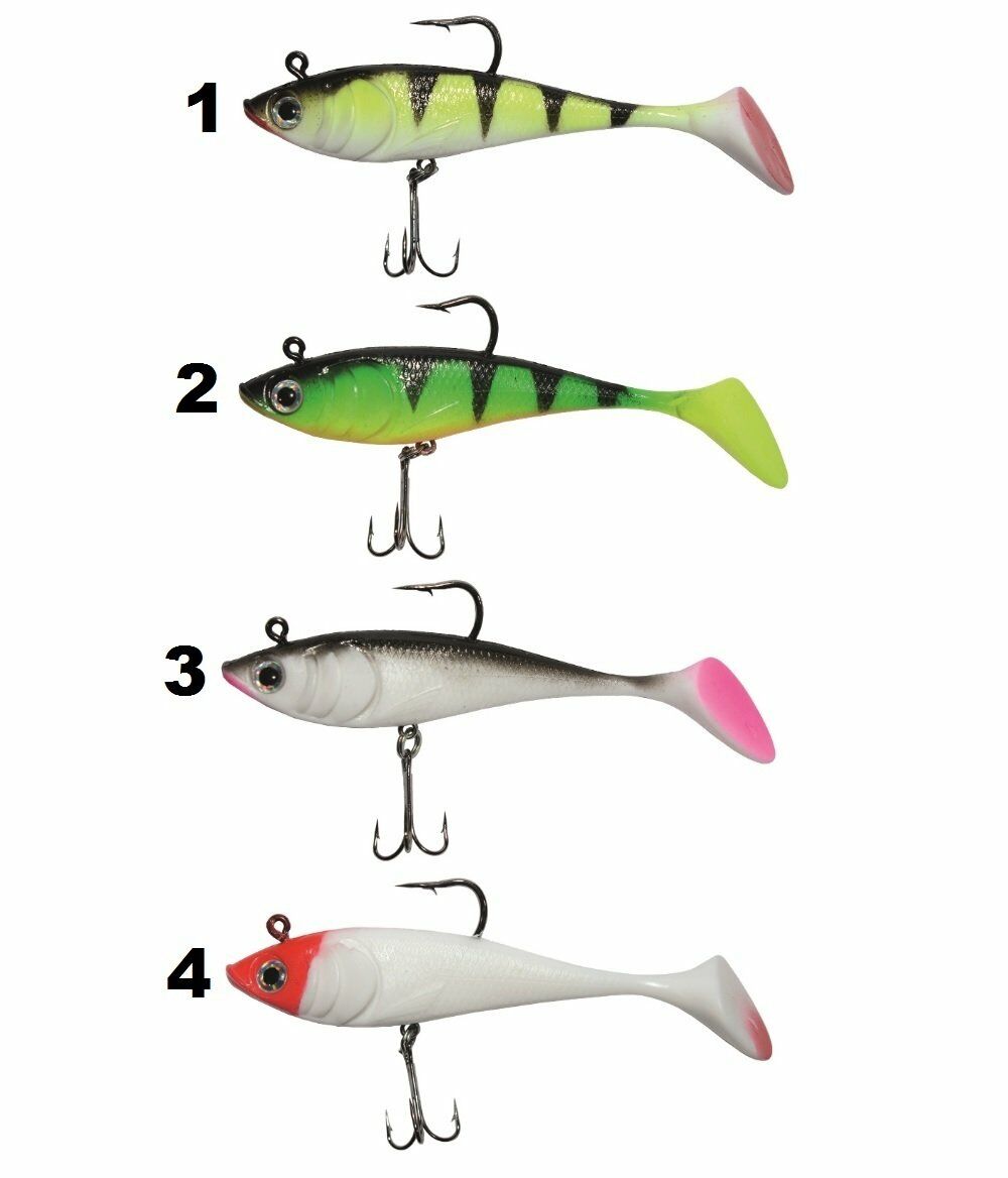 Captain 3543 Crazy Zander UV 10cm 20gr Silikon Yem
