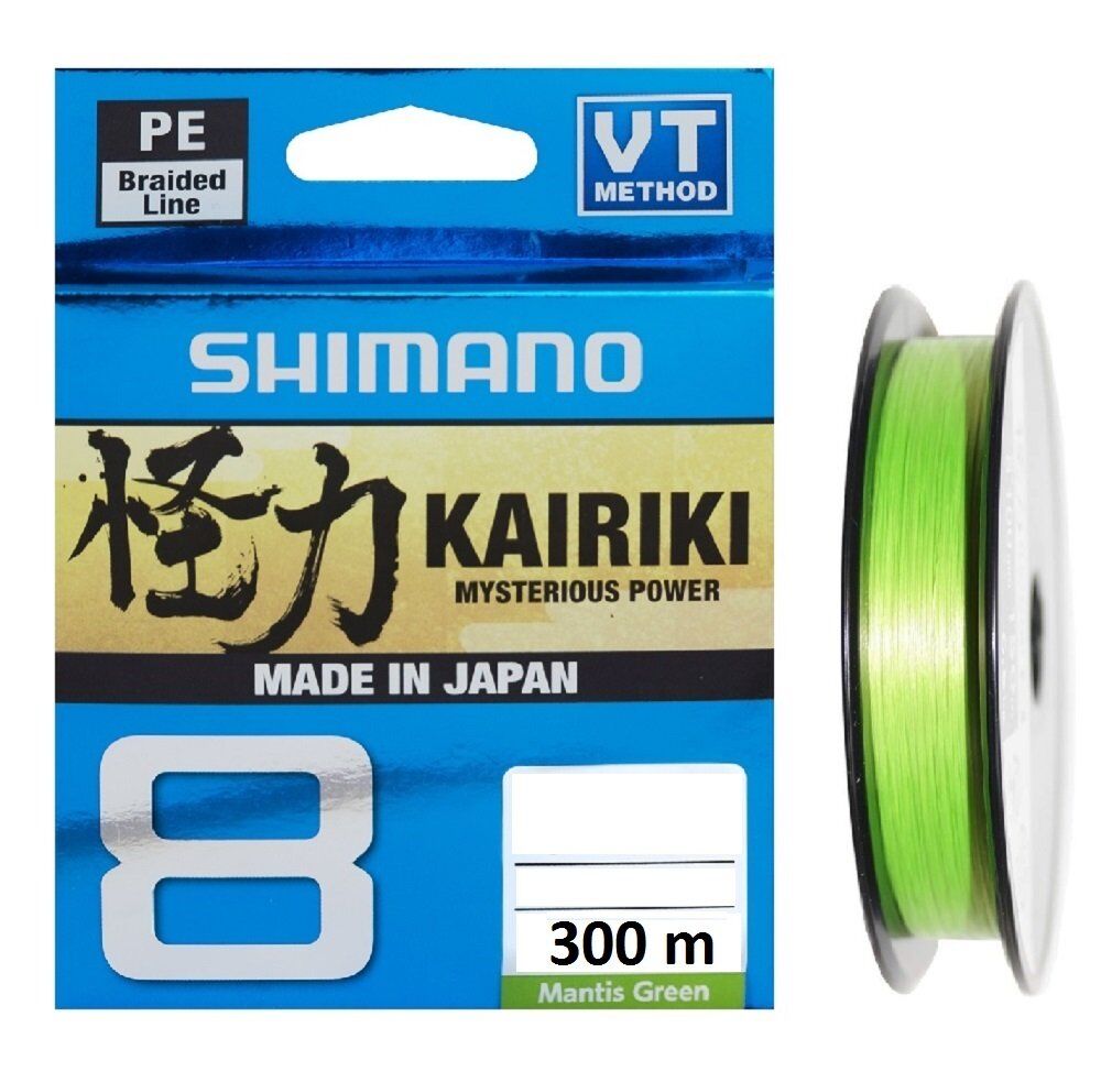 Yeni Shimano Kairiki 8 Kat Mantis Green 300 mt İp Misina