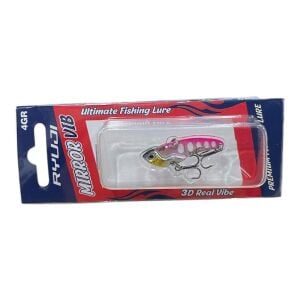 Ryuji Mirror Vib 4gr 3.5cm Vibrasyon Jig Yem Renk Pink Point Glow