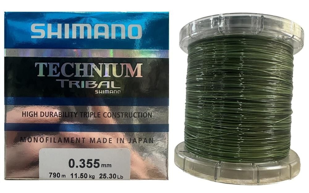 Shimano Technium Tribal 790mt 0.355mm 11.5kg Monofilament Misina Camo