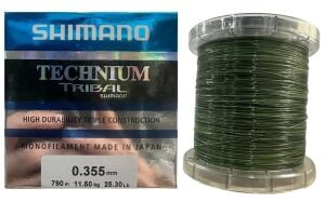 Shimano Technium Tribal 790mt 0.355mm 11.5kg Monofilament Misina Camo