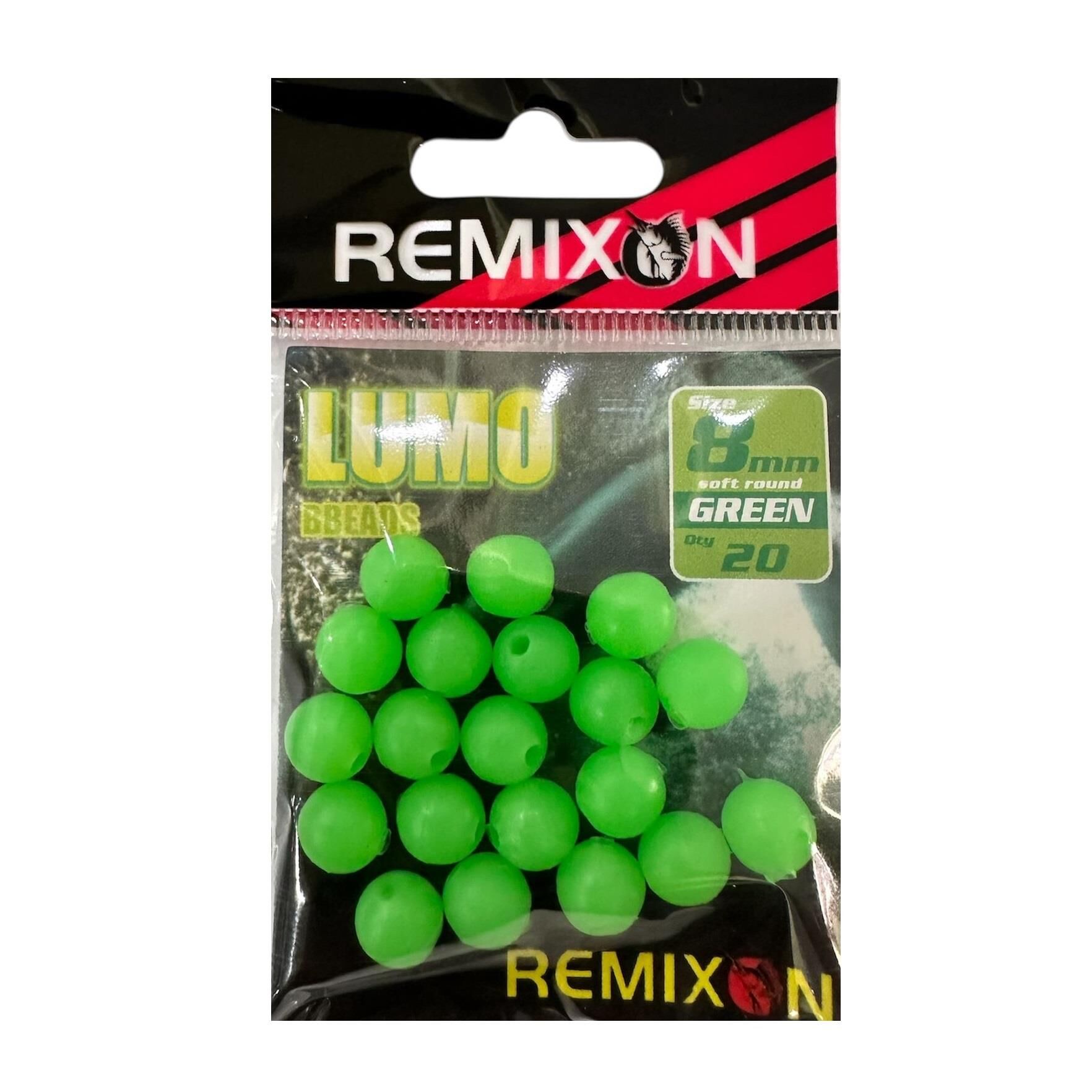 Remixon 8mm Yumuşak Boncuk 20 Adet Fosfor Yeşil