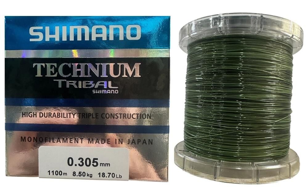 Shimano Technium Tribal 1100mt 0.305mm 8.5kg Monofilament Misina Camo