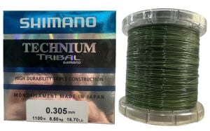 Shimano Technium Tribal 1100mt 0.305mm 8.5kg Monofilament Misina Camo