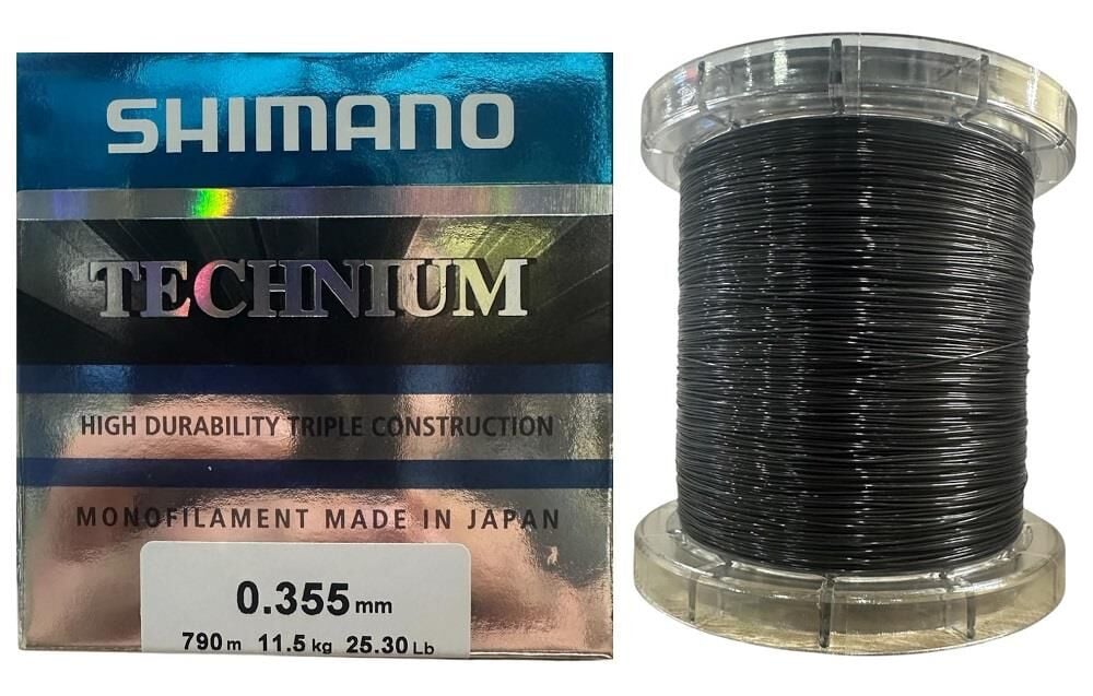 Shimano Technium 790mt 0.355mm 11.5kg Monofilament Misina Koyu Gri