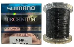Shimano Technium 790mt 0.355mm 11.5kg Monofilament Misina Koyu Gri
