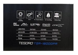 Okuma Tesoro TSR-18000PA Olta Makinesi