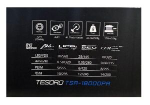 Okuma Tesoro TSR-18000PA Olta Makinesi