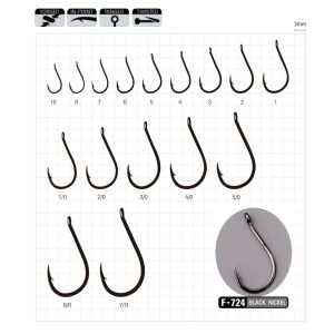 Sasame F-724 No:3/0 Chinu Ringed Olta İğnesi 7 Adet