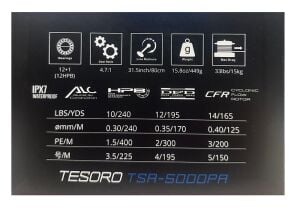 Okuma Tesoro TSR-5000PA Olta Makinesi