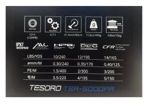 Okuma Tesoro TSR-5000PA Olta Makinesi