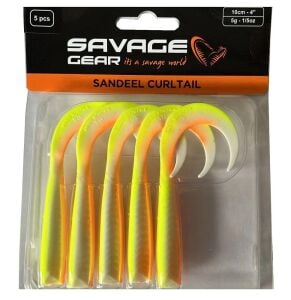 Savage Gear LB Sandeel Curtail 10 cm (5'li) Lemon Back