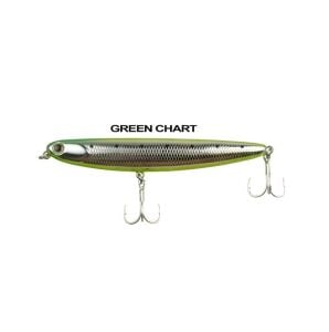 Ryuji Dog Walker 11cm 13gr Su Üstü Maket Yem Green Chart UV