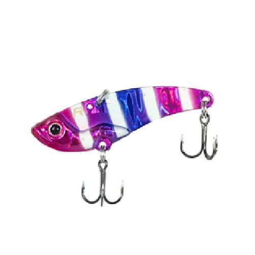 Ryuji Mirror Vib 9gr 4.7cm Vibrasyon Jig Yem Renk Purple Zebra Glow