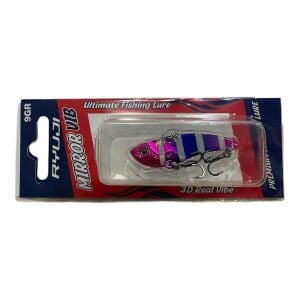 Ryuji Mirror Vib 9gr 4.7cm Vibrasyon Jig Yem Renk Purple Zebra Glow