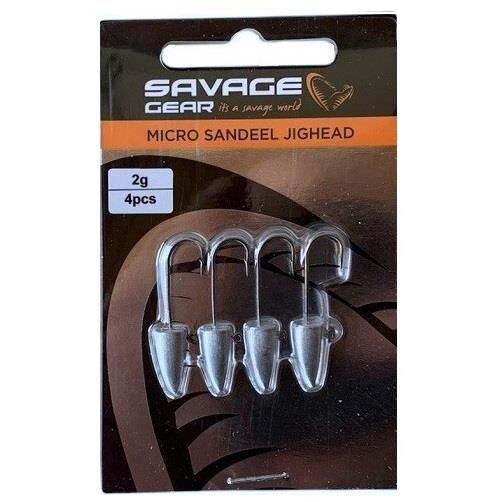 Savage Gear LRF Micro Sandeel Jighead 2gr 4 Adet