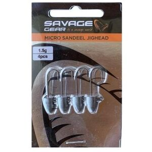 Savage Gear LRF Micro Sandeel Jighead 1.5gr 4 Adet