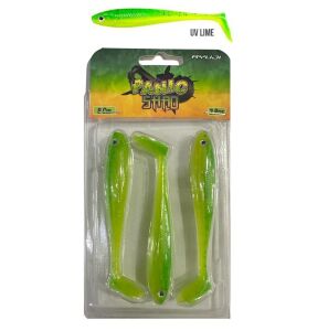 Ryuji Panic Shad 9cm 5.5gr Silikon Yem 3 Adet UV Lime
