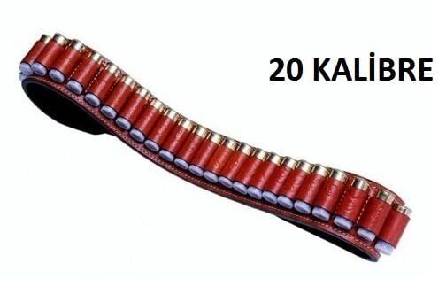Profesyonel Leather Altı Açık Deri Fişeklik (20 Kalibre)
