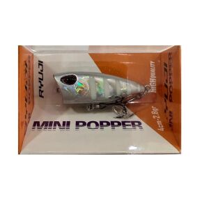 Ryuji Mini Popper 4cm 2.8gr Su Üstü Maket Yem Zebra Glow