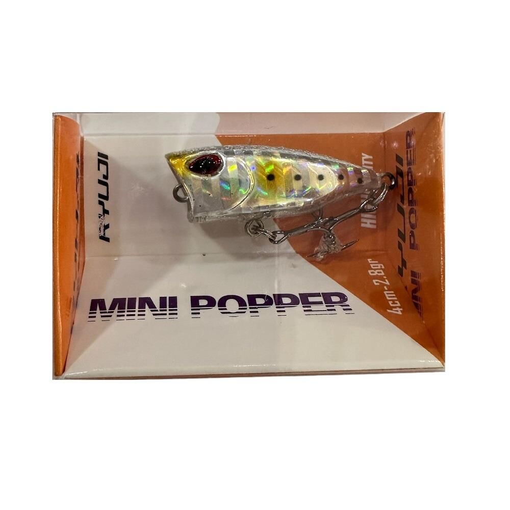 Ryuji Mini Popper 4cm 2.8gr Su Üstü Maket Yem Trans iwashi