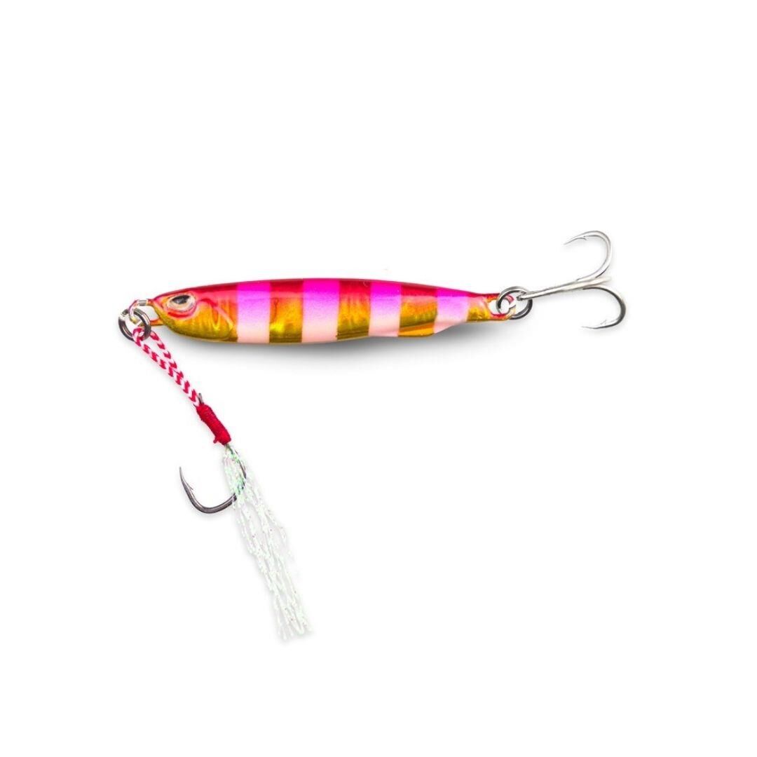 Fujin Metal GO 40gr 78mm Jig Yem Pink Gold Zebra Glow