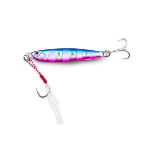 Fujin Metal GO 40gr 78mm Jig Yem Blue Pink Zebra Glow