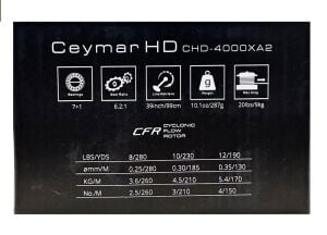 Okuma Ceymar HD CHD-C4000XA2 Spin Olta Makinesi