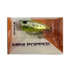 Ryuji Mini Popper 4cm 2.8gr Su Üstü Maket Yem Green Chart