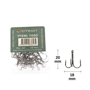 Remixon 1050 No:4 Black Nickel Üçlü İğne 50 Adet