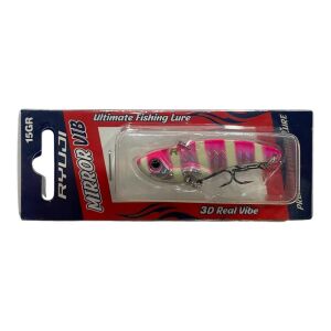 Ryuji Mirror Vib 15gr 5.6cm Vibrasyon Jig Yem Renk Pink Zebra Glow