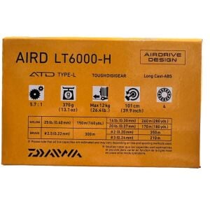 Daiwa Aird 23 LT 6000 H Spin Olta Makinesi