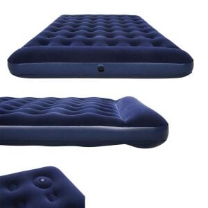 Pavillo 67226 Queen Kendinden Pompalı Çift Kişilik Şişme Yatak Mavi