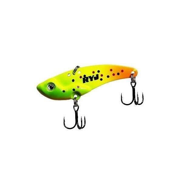 Ryuji Mirror Vib 15gr 5.6cm Vibrasyon Jig Yem Renk Lime UV