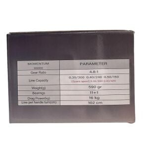 Ryuji Momentum 10000 Silver Uv 11+1BB Surf Olta Makinesi