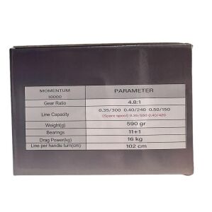 Ryuji Momentum 10000 Silver Uv 11+1BB Surf Olta Makinesi