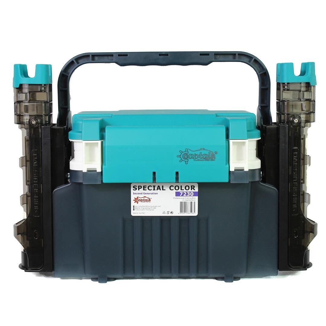 Captain 7230 Profesyonel Balıkçı Takım Çantası 31x23x24cm Seaweed Blue